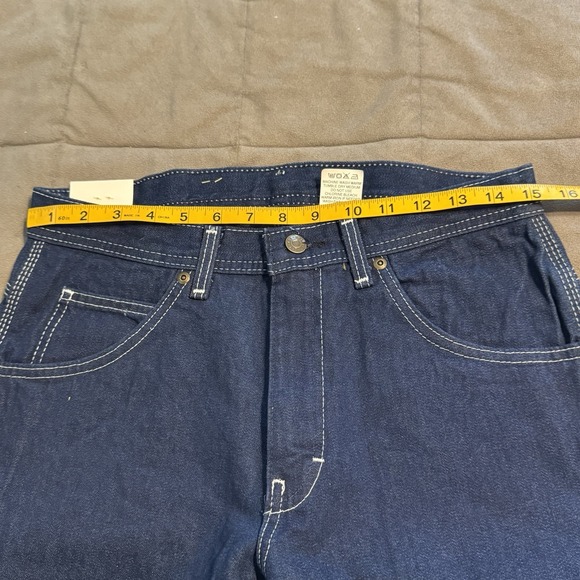 Vintage KEY Authentic Dungaree Jeans 30x32 Regular Fit Carpenter Denim NWT - Picture 9 of 13